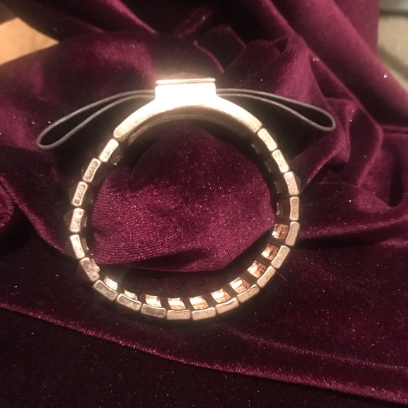 BCBGeneration Rose Gold Stretch Bow Tie Bracelet - Picture 5 of 8